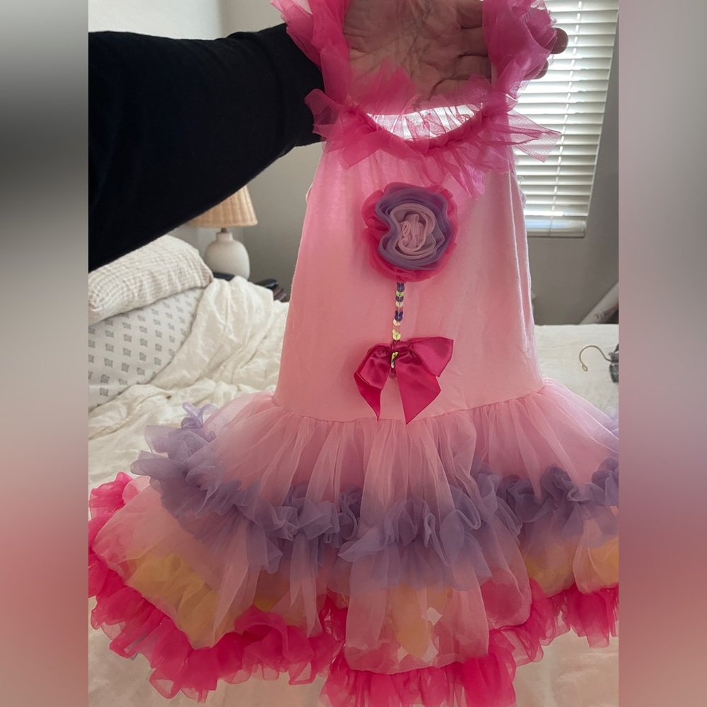 Popatu Pink and Purple Tulle Dress